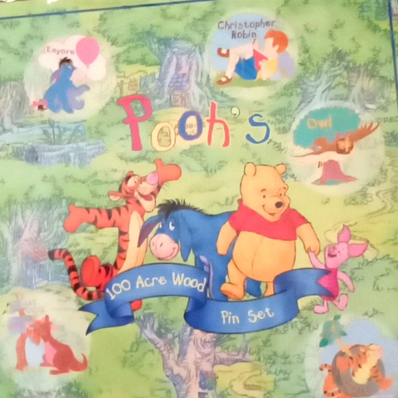 DISNEY POOH'S 100 ACRE WOOD SET PIN BOARD - Picture 7 of 8